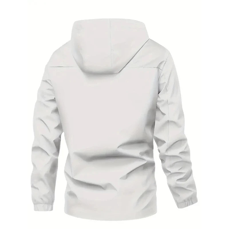 Leisure Man Spring Autumn Outdoors Motion Jacket New Fashion Windproof Coat 2024 Solid Versatile Hiking Ventilation Coat Man