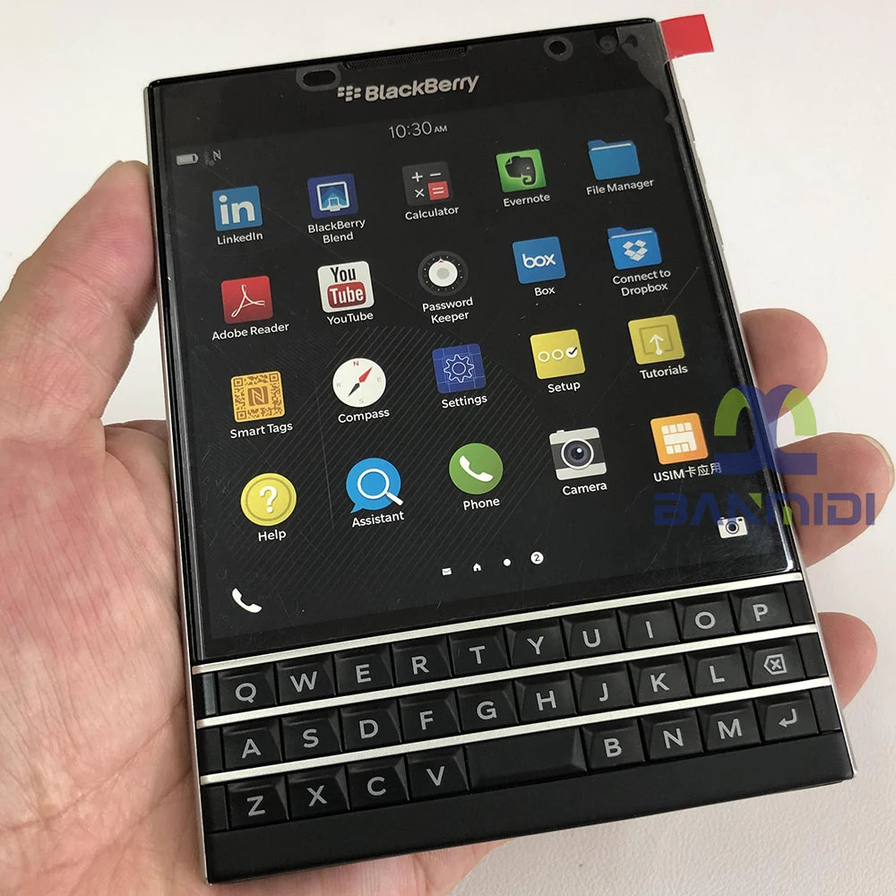 BlackBerry Passport Q30 Cellphone 3G 4G LTE Mobile Cell Phone Quad core 3GB RAM 32GB ROM 13MP Original Unlocked BlackBerry OS 10