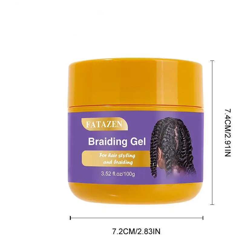 Hair braid gel: delicate texture, easy to clean and shape, easy to create hairstyle and braid
