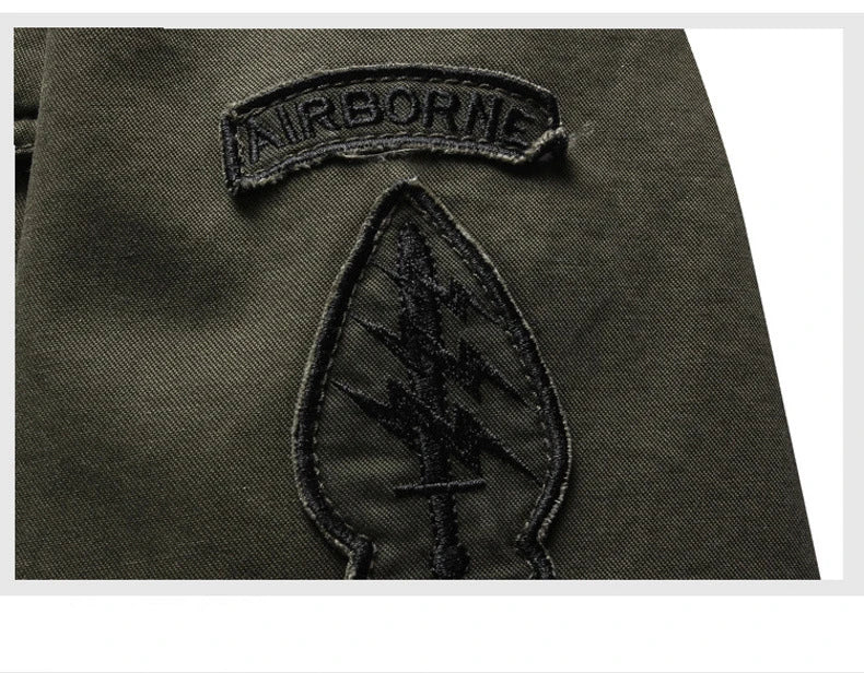 FGKKS 2023 Military Loose Men's Jacket New Autumn Casual Cotton Workwear Jacket High-Quality Design Bomber Jackets Male