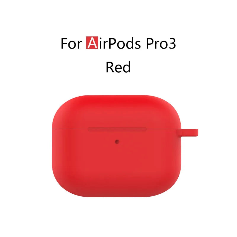 for AirPods Pro 3 Case Cover 2025 with Lanyard Soft Skin Silicone Protective Shockproof Case For AirPods Pro 3 Case Accessories