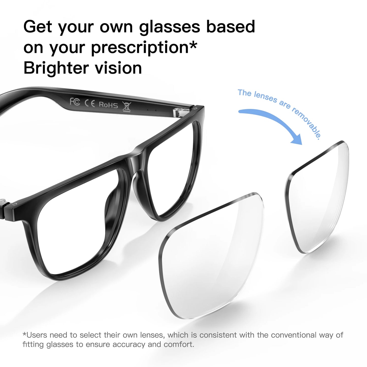 Smart Glasses Headphones Music Player Bluetooth Call AI Voice Assistant Driving Sunglasses Outdoor Sports Camara For Men Women