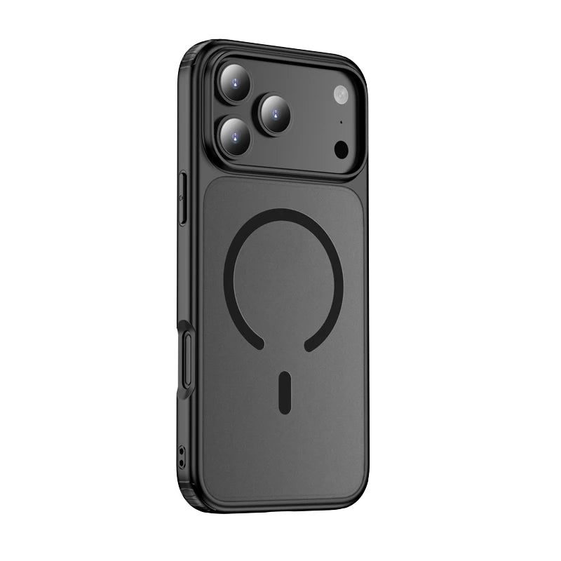 Wlons Magsafe Magnetic Wireless Charging Frosted Shockproof Case for iPhone 17 Pro Max 17 Air Skin Feel Rugged Armor Cover