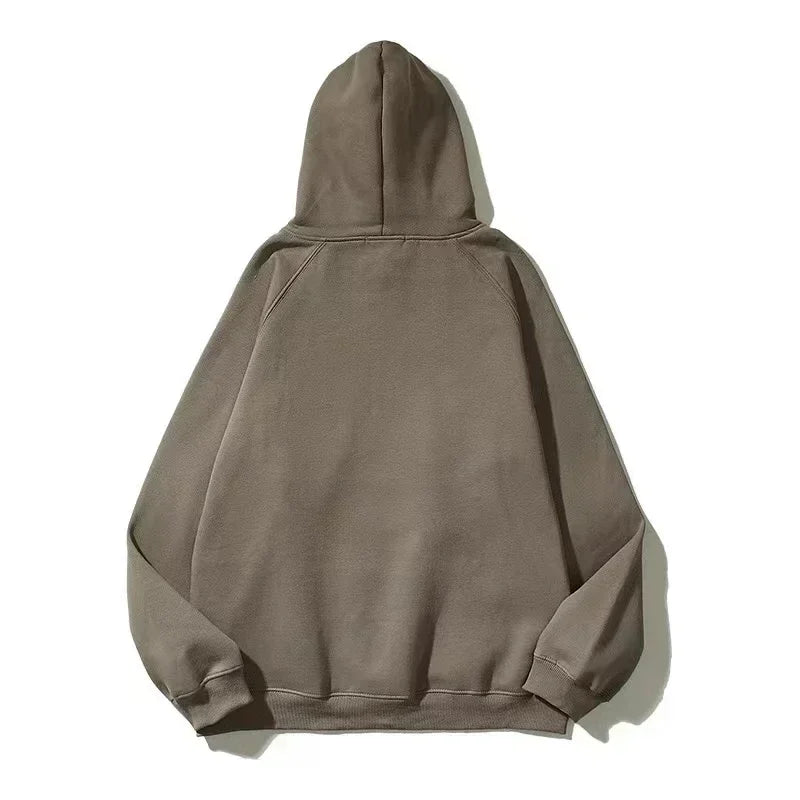 Classic Brand Double Line Embossed Letter Men's Hoodies Luxury Design Three-dimensional Letter Hoodie High Street Couple Sweater