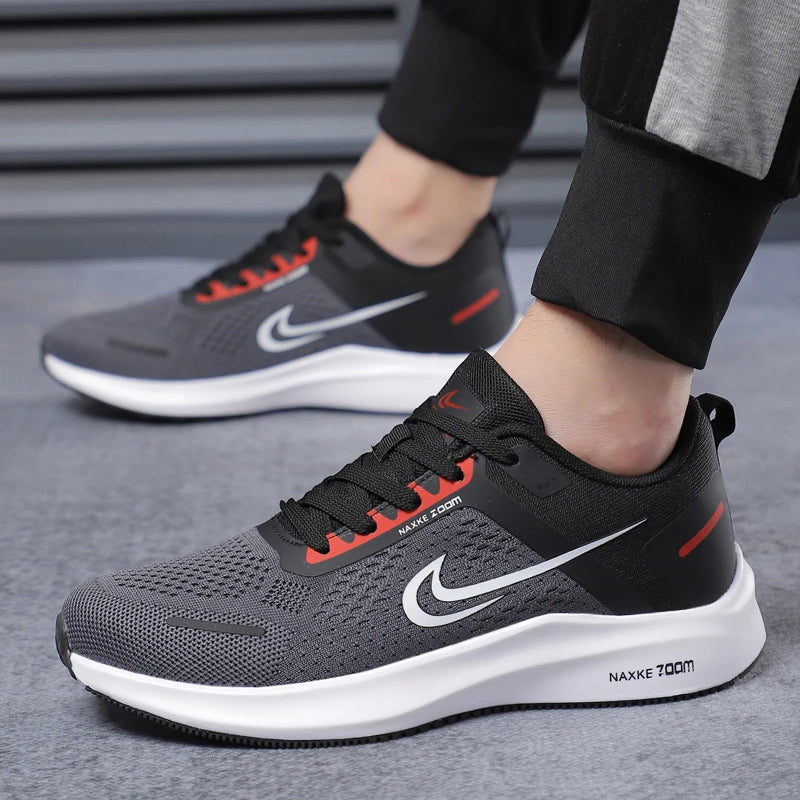 Men's Shoes 2025 New Summer Breathable Mesh Casual Sports Shoes Men's Trendyy Versatile Work Running Shoes