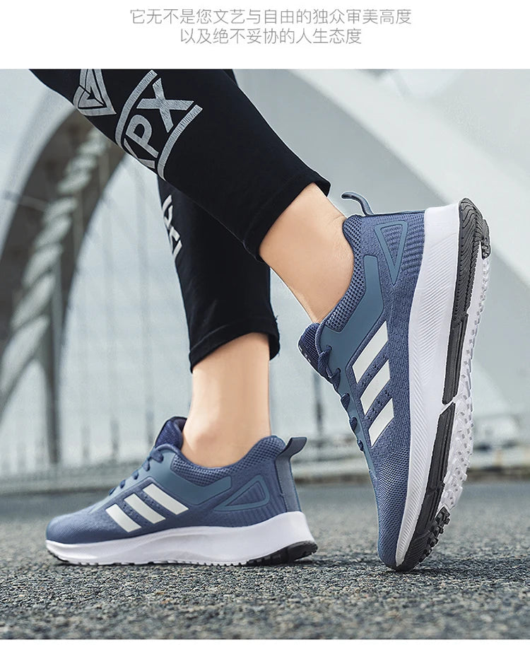 Shoes Men's 2025 Spring New Lightweight Non-slip Fashion Trend All-match Casual Soft Bottom Shock Absorption Running Sports