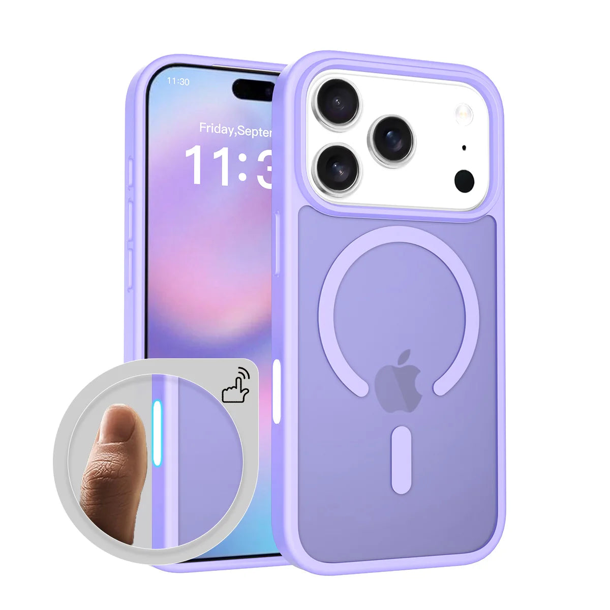 Fit iPhone 17 Pro Matte Case,Compatible with MagSafe Shockproof Protection Translucent Cover For iPhone 17 Air/17 Pro Max/17