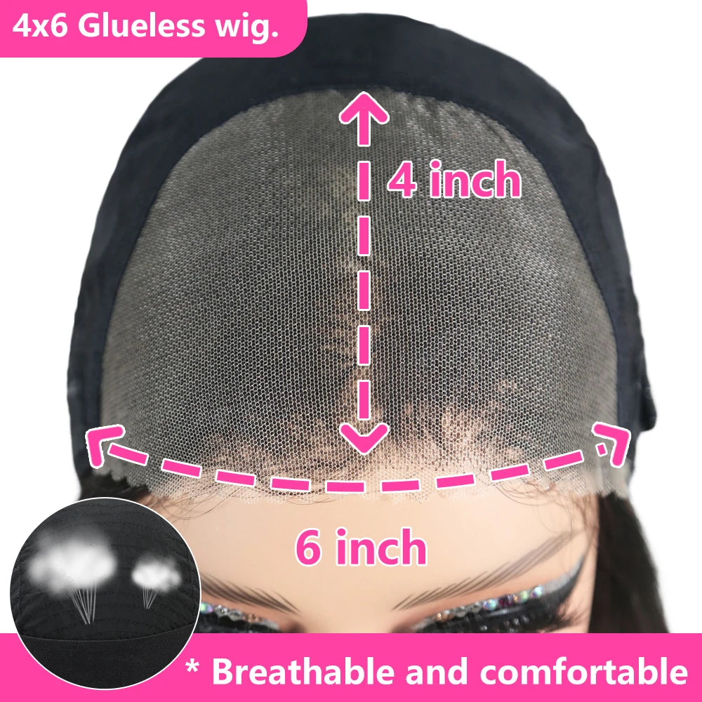 Glueless Curly Bob Wigs Human Hair Pre Cut Short Bob Wigs Pixie Cut Kinky Curly Lace Front Human Hair Wigs Lace Frontal Wig