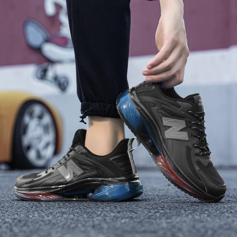 Men Sports Shoes Autumn Fashion Breathable Anti Slip 2025 New Lightweight Soft Comfortable Outdoor Leisure Sneakers Man