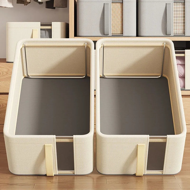 Clothing Storage Box Stack-able Pants Sweater Organizers Household Closet Divider Boxes Wardrobe Storage Organizer