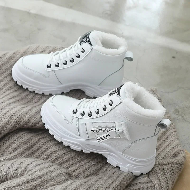 Winter Snow Boots for Women Casual High-top Shoes Warm Womens Sneakers Platform Ankle Boots Zapatillas De Mujer Tenis De Mujer