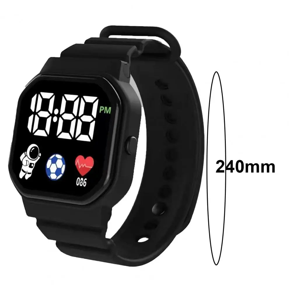2025 LED Digital Watch For Kids Boys Sports Waterproof Watches Girls Silicone Digital Watch Casual Childrens Electronic Reloj