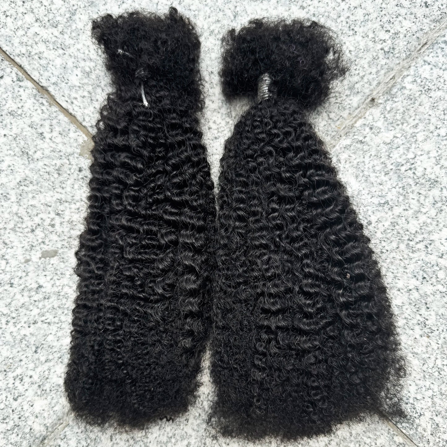 100% Human Hair Soft Afro Kinky Human Hair Bulk 16inch 30g/Pack T1B/30 Color 4C Afro Kinkys Bulk Human Hair for Locs Extensions