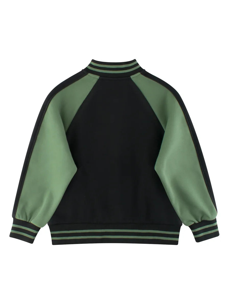 2024 Autumn Winter High Qualify Jacket for Boys Girls Fleece Cotton Zipper Casual Cartoon Baseball Capsule Coat Outerwear