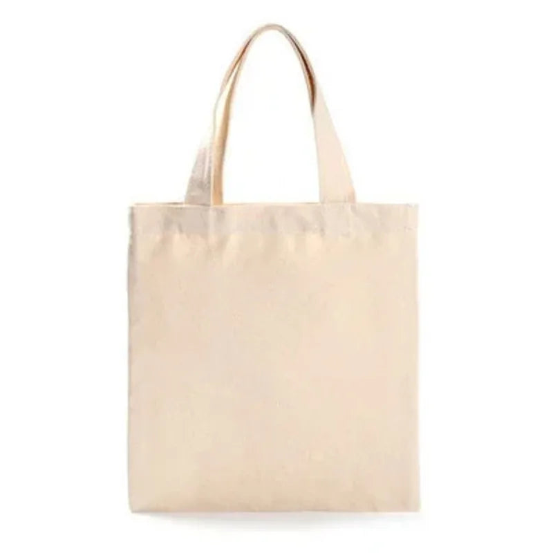 Canvas Bag 10 Pack Bulk Wholesale Cotton Tote Bags for DIY Painting Printing Women Shoulder Bag Shopping Handbag