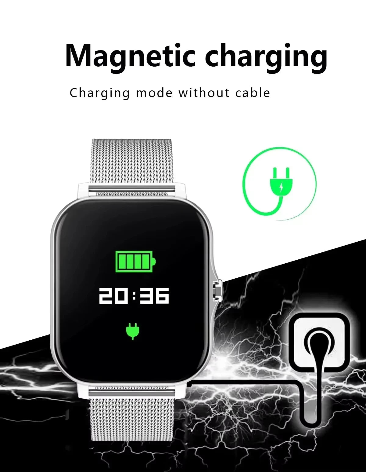 Xiaomi NEW Smart Watch Women Men Lady Gift Sport Fitness Watches Heart Rate Monitor Waterproof Smartwatch For Phones Android IOS