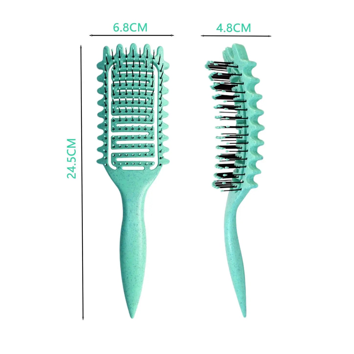 Curly Hair Brush Hollow out Design for Frizz Control & Define Curls, Styling Detangling Brush Beard Comb for Men Women