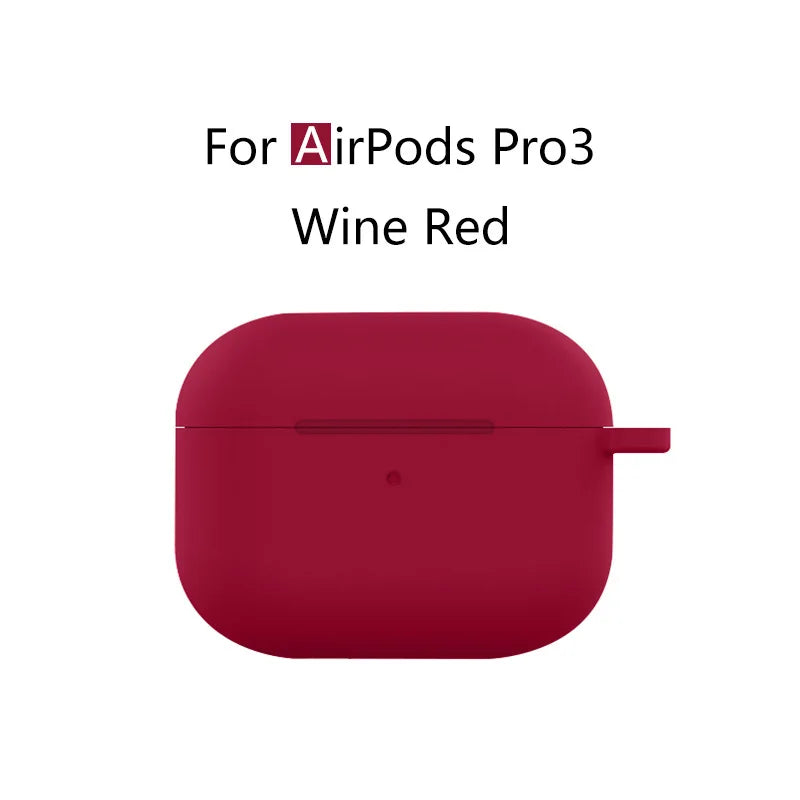 for AirPods Pro 3 Case Cover 2025 with Lanyard Soft Skin Silicone Protective Shockproof Case For AirPods Pro 3 Case Accessories