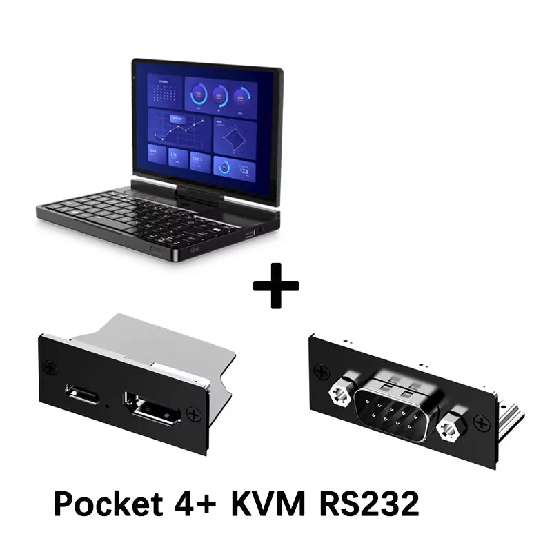 New 2025 version! GPD Pocket 4 8.8-inch AMD AI 9 HX 370 64GB RAM 2TB NVMe 2.5K resolution 144Hz refresh rate Gaming Mini Laptop