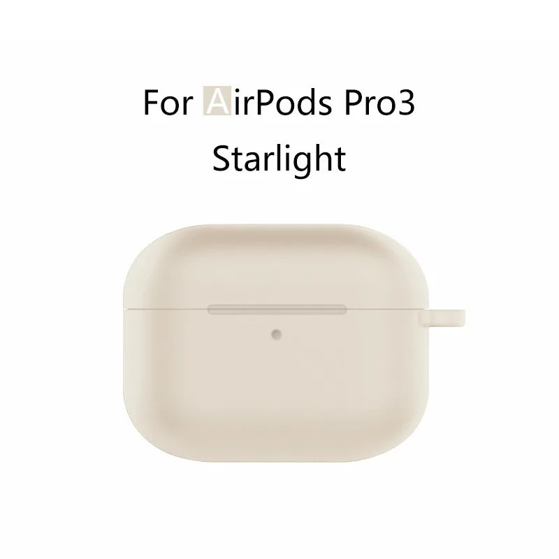for AirPods Pro 3 Case Cover 2025 with Lanyard Soft Skin Silicone Protective Shockproof Case For AirPods Pro 3 Case Accessories