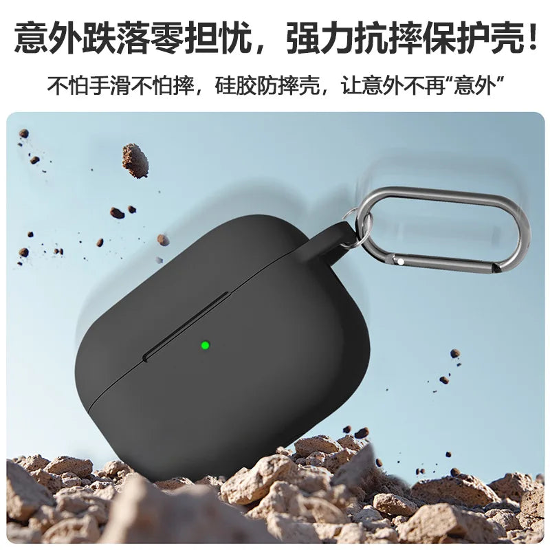 for AirPods Pro 3 Case Cover 2025 with Lanyard Soft Skin Silicone Protective Shockproof Case For AirPods Pro 3 Case Accessories