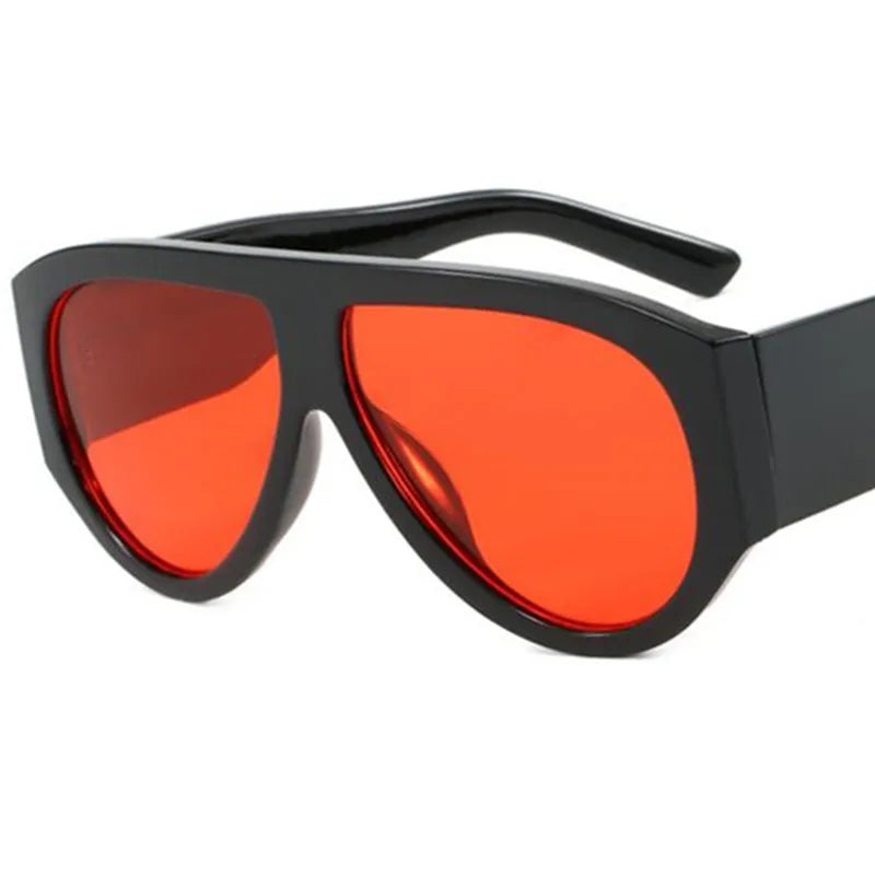 HOT Sun Glasses Unisex Anti-UV Spectacles Oversie Frame Eyeglasses Retro Ornamental Width Temples Sunglasses