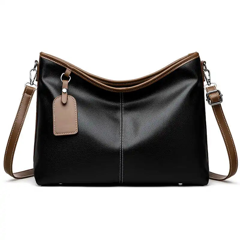 Soft Leather Small Bag Faionable Large Capaci Autumn Winter New Sle Women's Crossbody Bag Versatile Mom's Bag Tote Bag