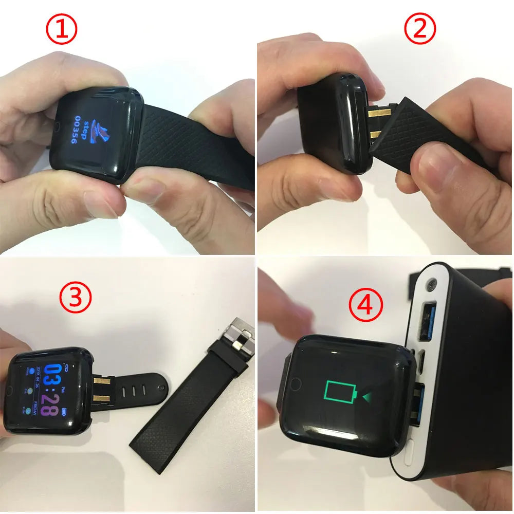 2024 New For Multifunction Smart Watch Kid Men Woman Message Remind Music Control Sport Step Calories 116 Smartwatch Alarm Clock