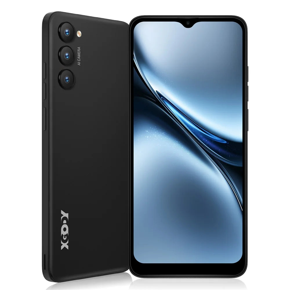 XGODY X36 Smartphone Android 15 Mobile Phone 6.5 Inch HD Screen 7GB RAM 32GB ROM Storage 4G Dual SIM Octa Core 4200mAh Battery