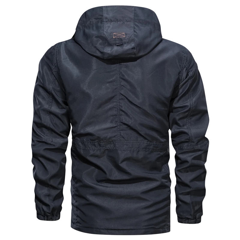 Men's 2023 Autumn Winter New Tactical Jacket Men Outdoor Camping Wear Resistant Coat Men Breathable Sweat Absorption Jackets Men