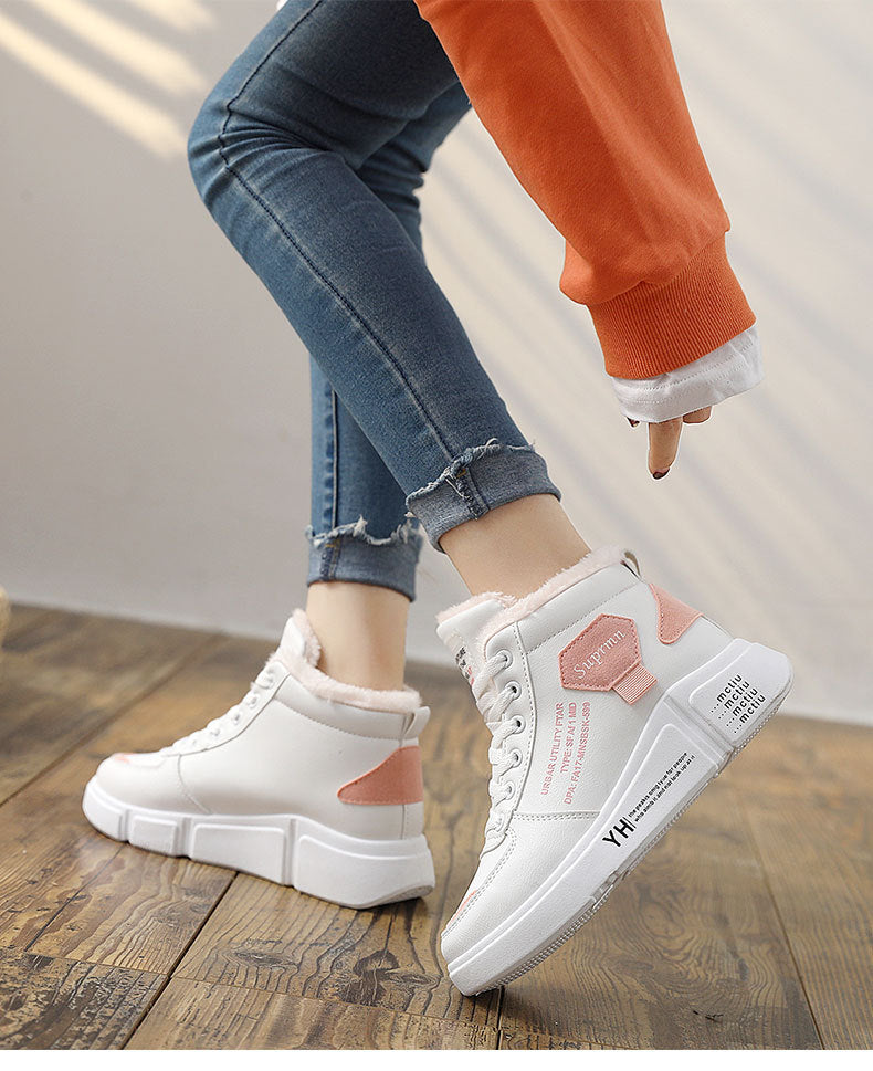 Size 35-44 Women Warming Boots Outdoor Winter Plush Casual Shoes Wear Female Snow Boots Footwear Zapotos Mujer Warm Sneakers