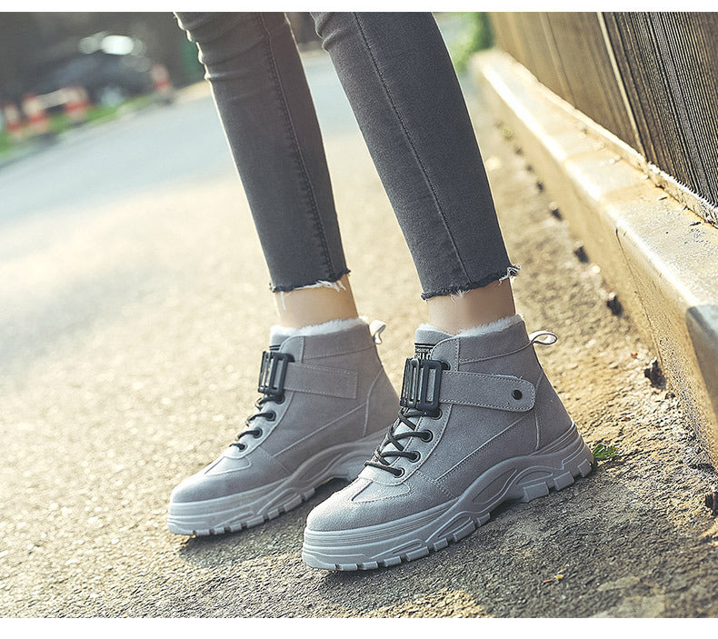 Size 35-44 Women Warming Boots Outdoor Winter Plush Casual Shoes Wear Female Snow Boots Footwear Zapotos Mujer Warm Sneakers