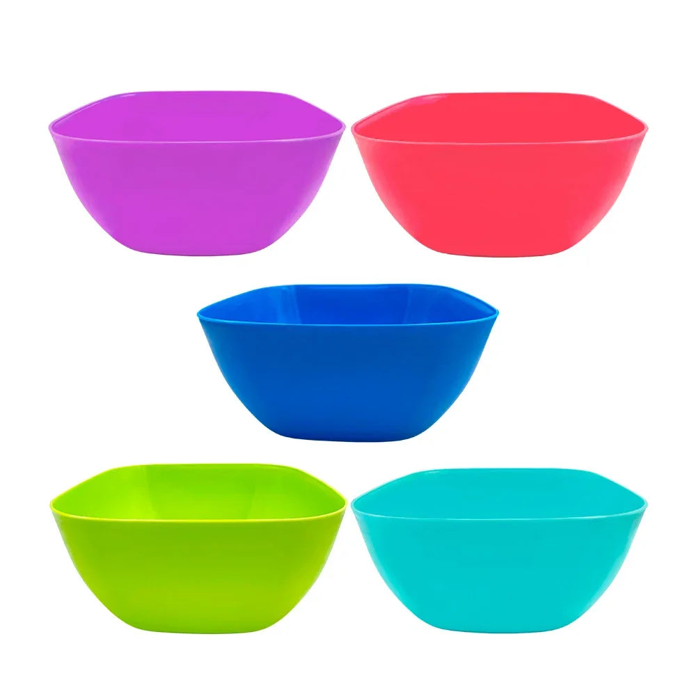 [GDL] Plate - salad bowl, square, large, variety of colors / plastic items