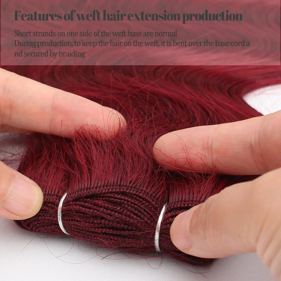 Russia Heat Resistant Synthetic Fiber Hair Extensions Natural Soft Body Wave Ponytail Hair Bundles 30inch 200g Thick For Women