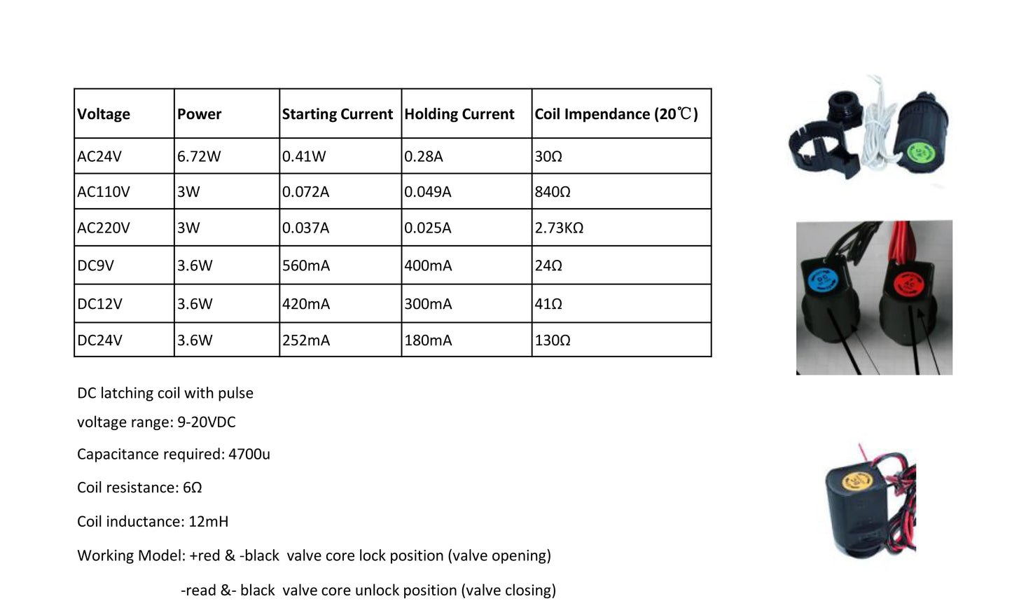 1/2" 3/4" 1" inch Farm Garden Landscape  Irrigation Water Latching Solenoid Valve 220v 110v 24v Normally Closed