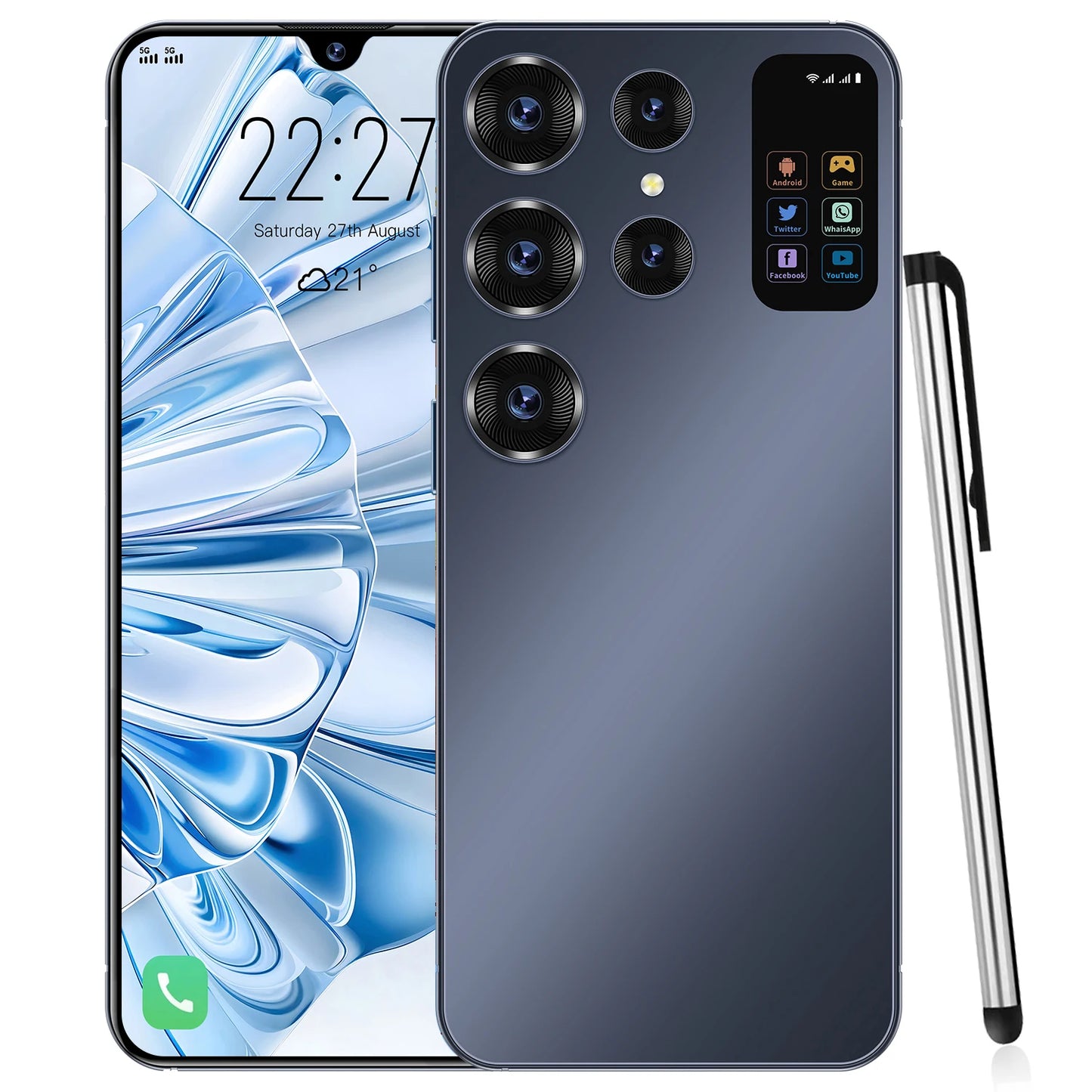 Original S24 ULTRA 16GB+1TB 7.3 Inch Full Display Android 12 Mobile Phone S24 ULTRA Cell Phone Smartphone 4G 5G