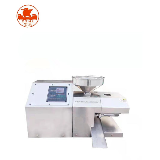Automatic Sunflower Oil Pressing Machine Small Scale Home Use Peanut Sesame Coconut Oil Expeller Machine