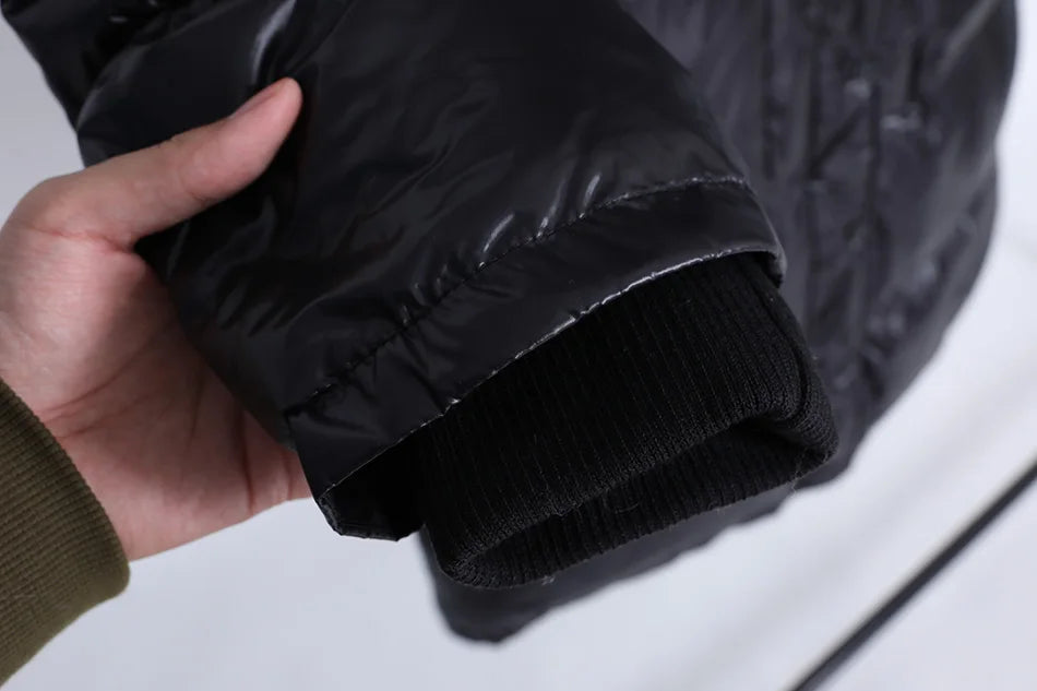 Maomaokong 2022 Women Winter Black Loose Long Down Jacket  Real Fox Fur Collar Hooded Fashion Waterproof Female Extra Large Coat