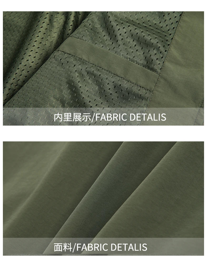 Men Waistcoat Jackets Vest 2025 Spring New Solid Color Stand Collar Climbing Hiking Work Sleeveless with Pocket M-6Xl Brand Sale