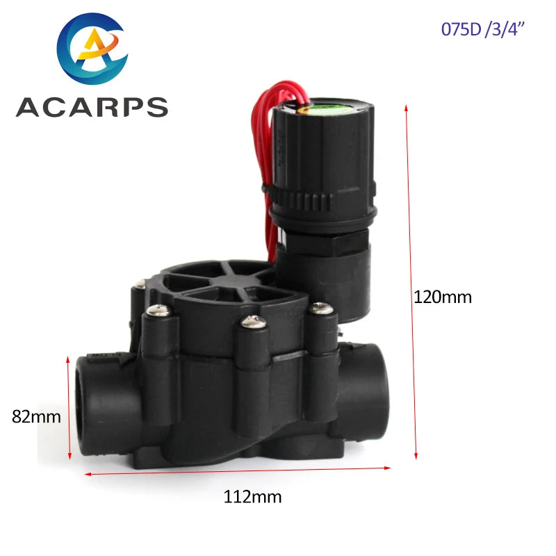 1/2" 3/4" 1" inch Farm Garden Landscape  Irrigation Water Latching Solenoid Valve 220v 110v 24v Normally Closed