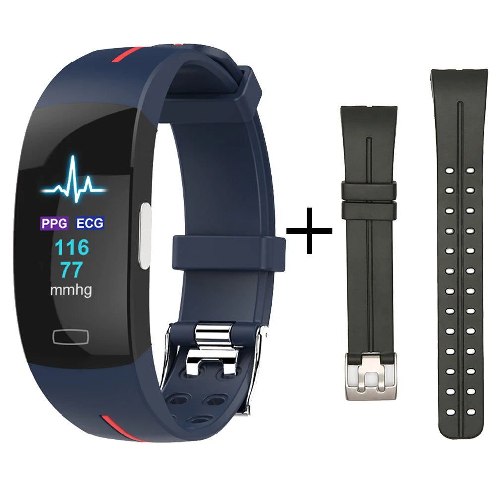 ECG+PPG Smart Bracelet Men Heart Rate Blood Pressure Oxygen Monitoring Healthy Smart Band IP67 Waterproof Sport Fitness Watch