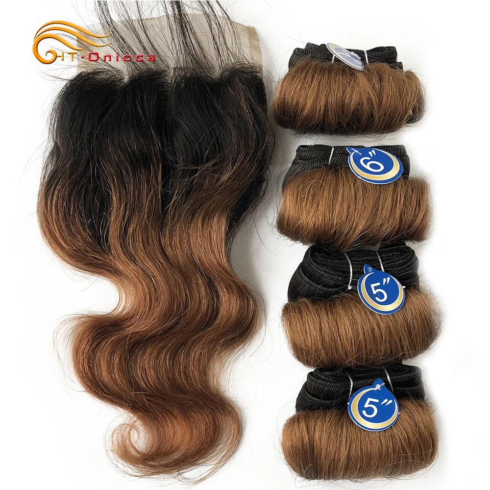 Body Wave Bundles With Closure Brazilian Hair Weave Bundles 13x4 Lace Frontal With Bundles Remy Human Hair Extensions