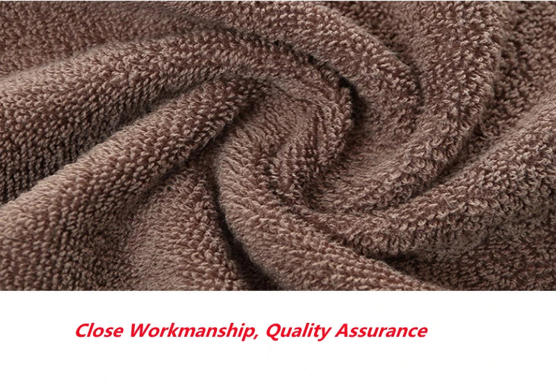 Pure Cotton Towel Super Absorbent Large Towels 35X75cm Thick Soft Bathroom Towels Comfortable Bath Towels