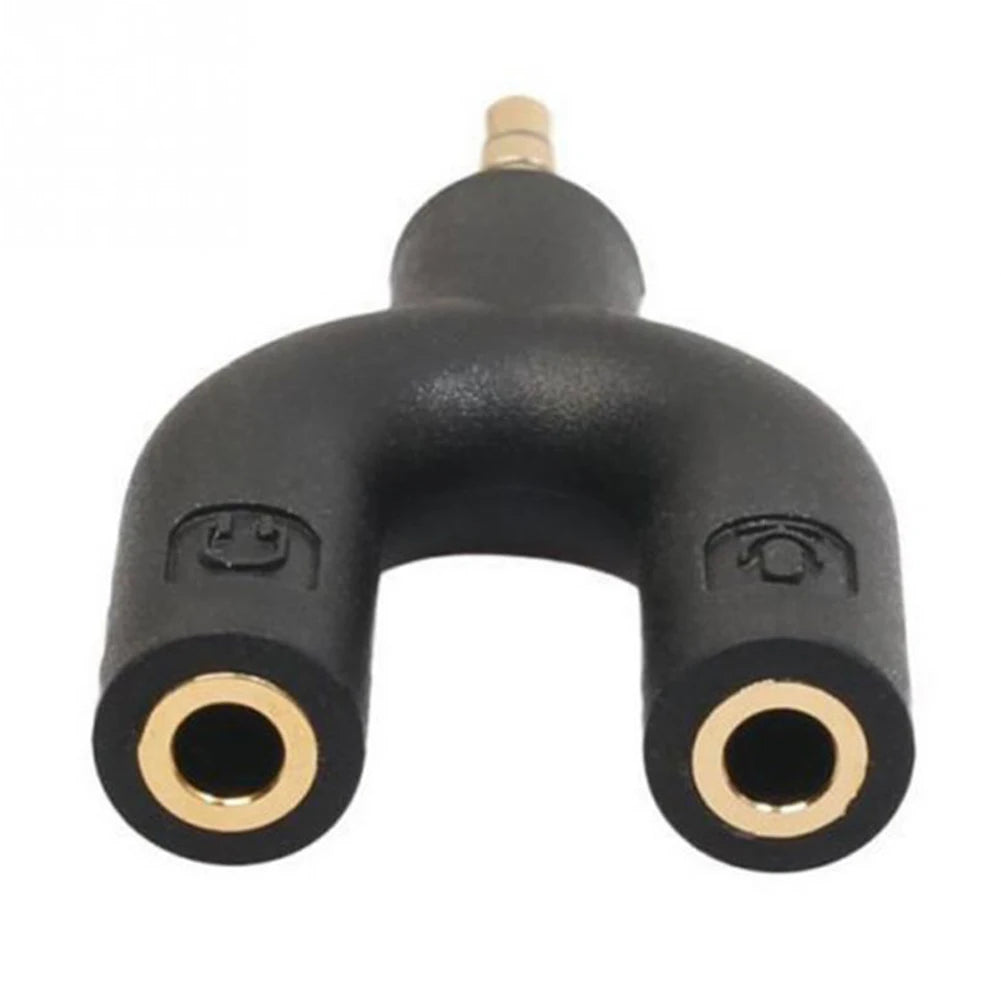 3,5mm Stereo Y Splitter Audio Stecker auf 2 Weibliche Mic Headset Jack Stecker Adapter Neu