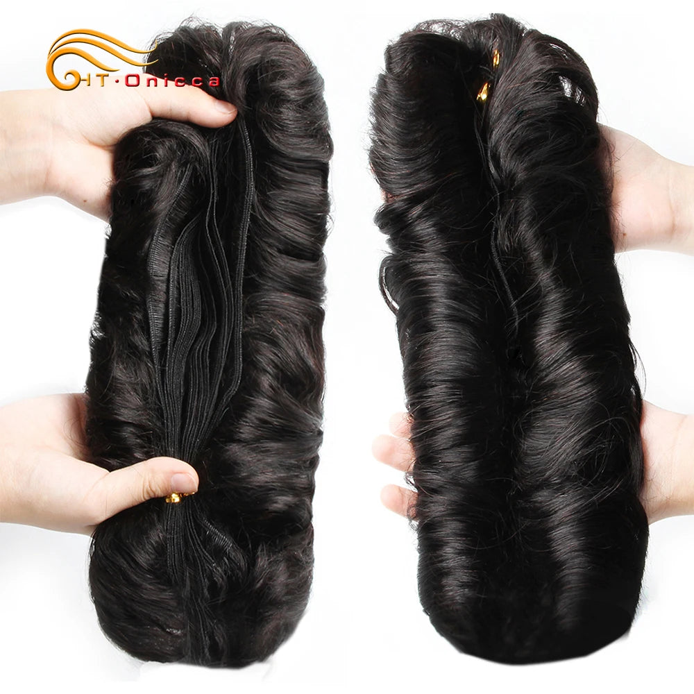 Brown Short Human Hair Bundles Raw Indian Curly Bundles 1B 99J 30 4 Colored 100% Remy Human Hair Extensions 3 4 5 Inches