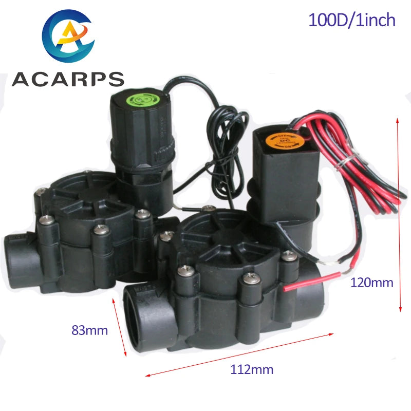 1/2" 3/4" 1" inch Farm Garden Landscape  Irrigation Water Latching Solenoid Valve 220v 110v 24v Normally Closed