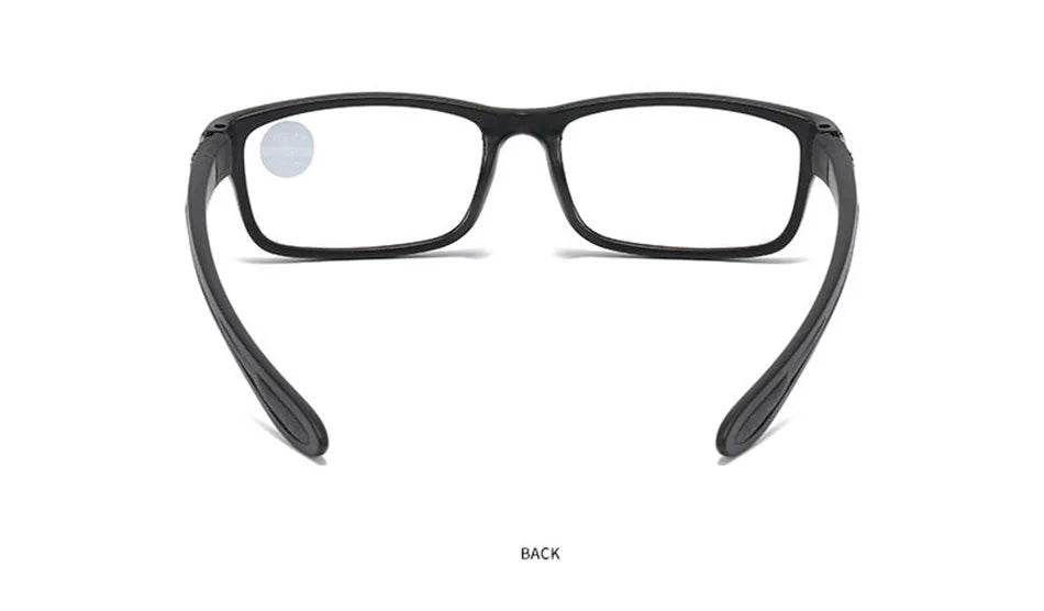 Reading Glasses For Men Women Sports Anti-blue Light Reading Eyewear Black Red TR90 Frame Presbyopia Eyeglasses +100 to+400