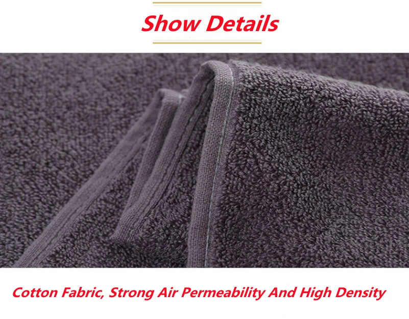 Pure Cotton Towel Super Absorbent Large Towels 35X75cm Thick Soft Bathroom Towels Comfortable Bath Towels