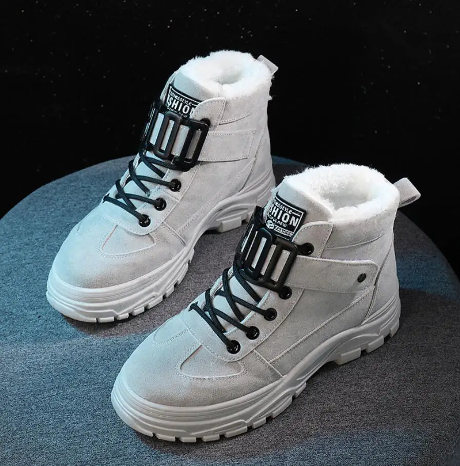 Size 35-44 Women Warming Boots Outdoor Winter Plush Casual Shoes Wear Female Snow Boots Footwear Zapotos Mujer Warm Sneakers