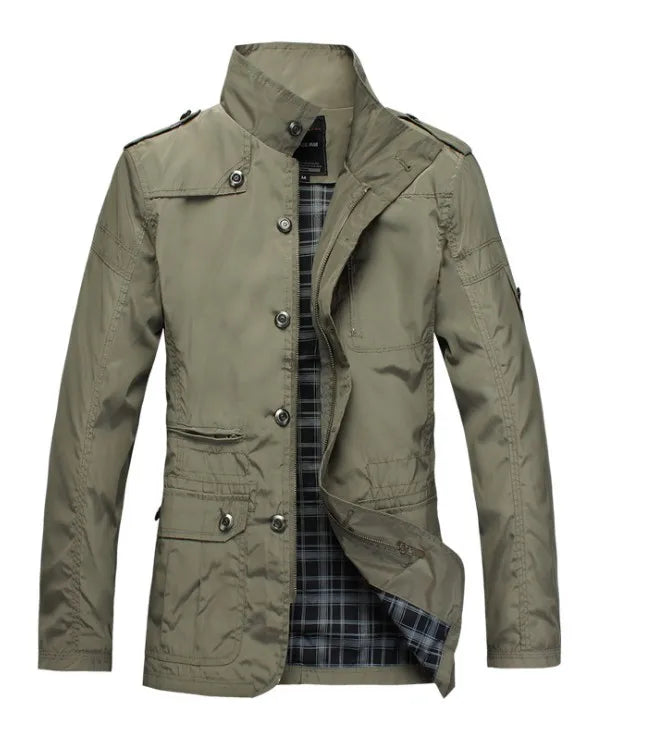 2025 Winter Men Jackets and Coats Leisure Windproof Thick Warm Jacket Men's Long Trench Coat Parka Clothing Drop Shipping